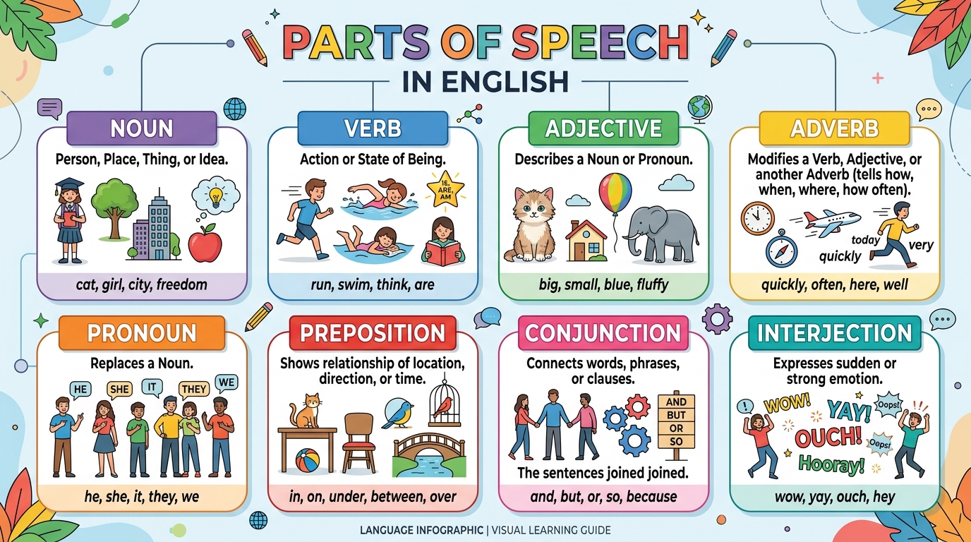 Parts of Speech in English